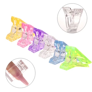 Poli Jel tırnağın parmağa uzatılması, zımba, oluşturucu, klipte led ışık tırnak sanat aracı ipuçları, 10 adet 8 en çok satan, tırnak jelini sıkıştırın) - 1 numara