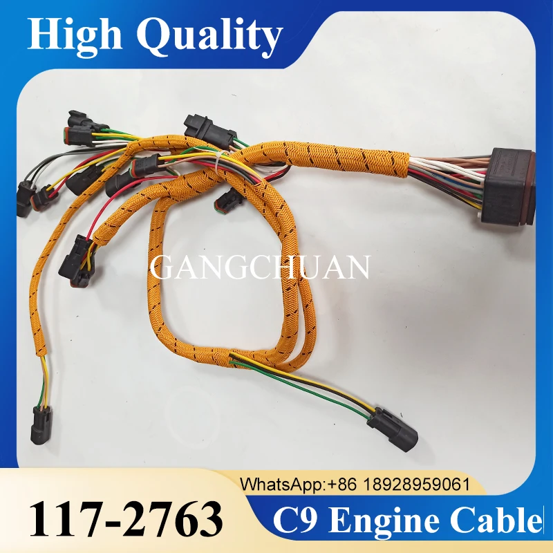 C12 C10 Engine Wiring Harness 117-2763 1172763 Engine Cable For Caterpillar CAT Excavator 345BL 345B II E345B Engine Harness