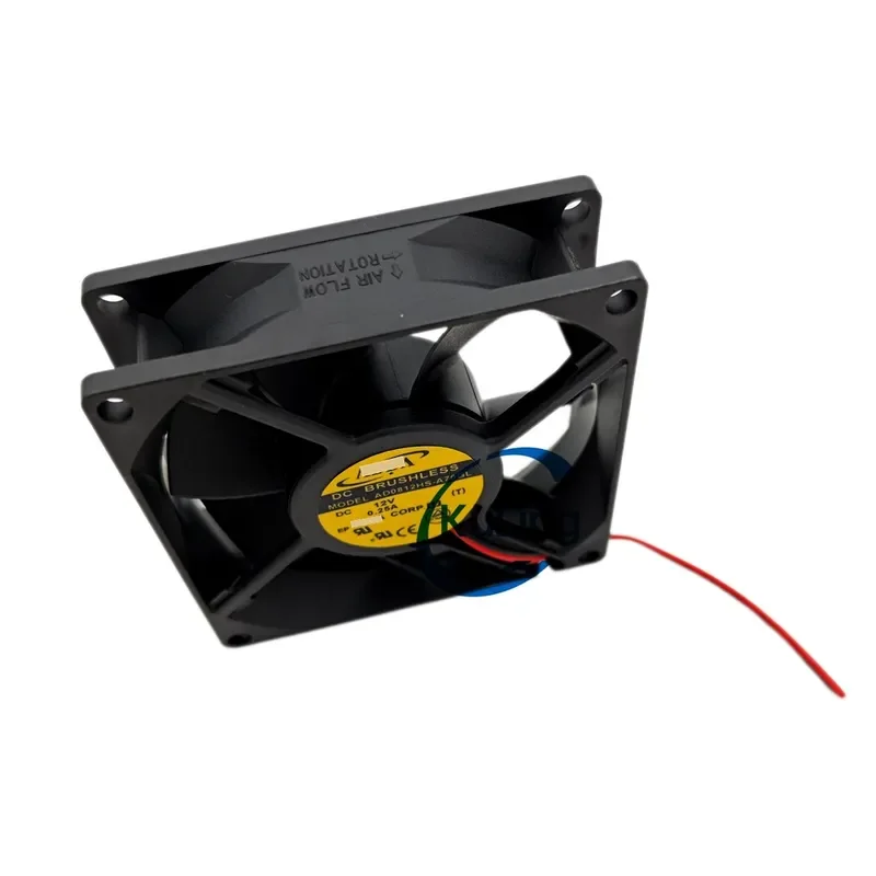 For ADDA AD0812HS-A70GL 12V 0.25A 80x25mm Power Amplifier Chassis Cooling Fan 8CM DC Brushless Fan