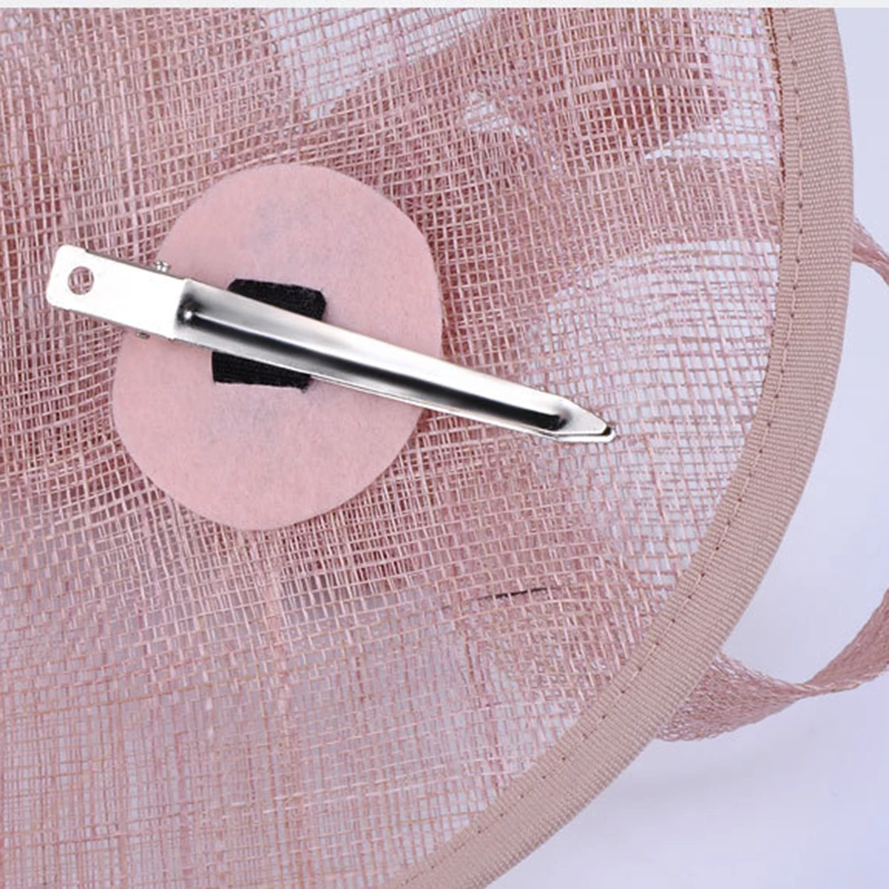 

Bridal Hat Women Headdress Cambric Linen Combination Breathable Craftsmanship Party Wedding Banquet Hair Clip Headwear Ladies