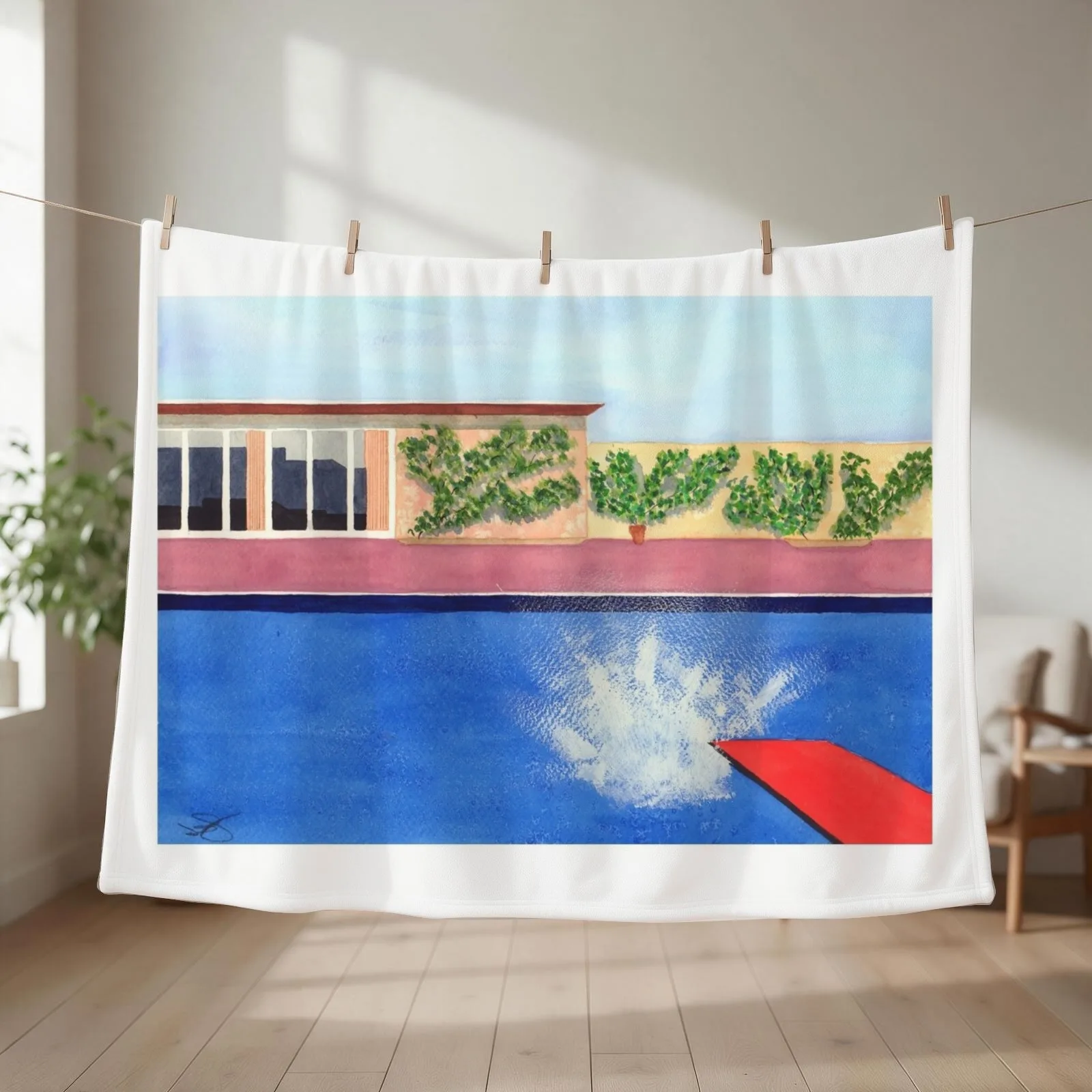 Splash! II Throw Blanket Thermals For Travel warm winter Hairys Blankets For Sofas Blankets