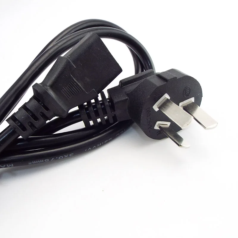 1.5m AC Power Cable IEC C13 Power Extension Cord For PC Computer Monitor 3D Printer TV Projector AU Plug