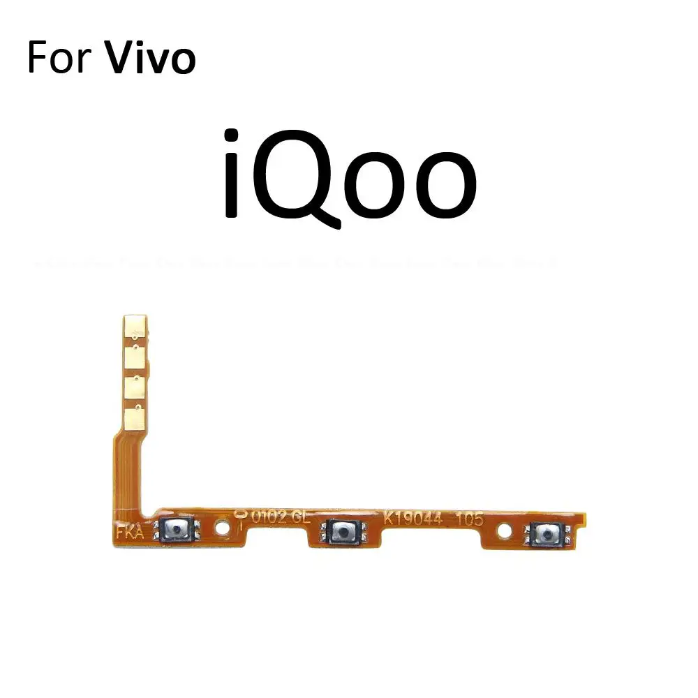 Power ON OFF Mute Switch Control Key Volume Button Flex Cable For Vivo iQOO U1 U5x Z1 Z1x Z3 Z6 5G Neo 3 Repair Parts