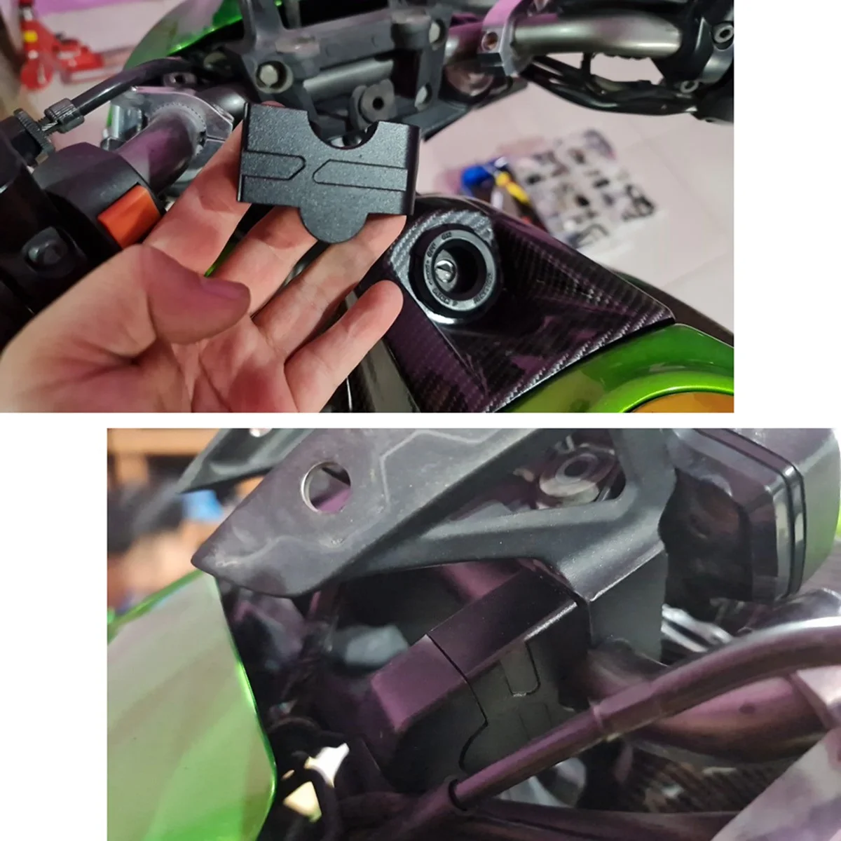 Leading-Motorcycle Handlebar Riser 30MM Drag Clamp Extend Adapter For KAWASAKI ER6N ER6F ER-6N Ninja650 2012-2016 Z650 2017