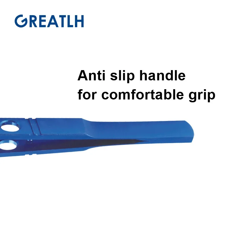 Titanium Alloy Notched Forceps Delicate Tip Forceps Ophthalmic Surgical Instrument