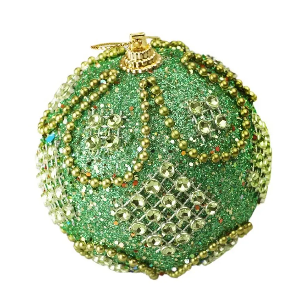 

Creative 8CM Christmas Rhinestone Glitter Balls Foam Decorative Christmas Tree Ornament Hanging Shiny Christmas Ball Festival