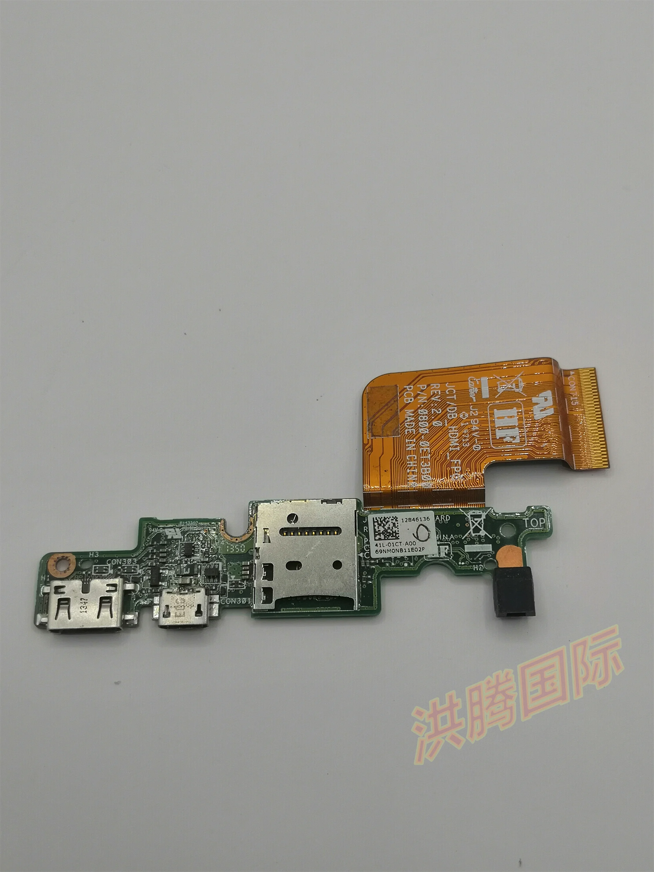 حقيقي لـ Dell المكان 11 Pro 7139 11 Pro 7130 Mini HDMI DC jack SIM board R26KY شحن مجاني اختبار ok