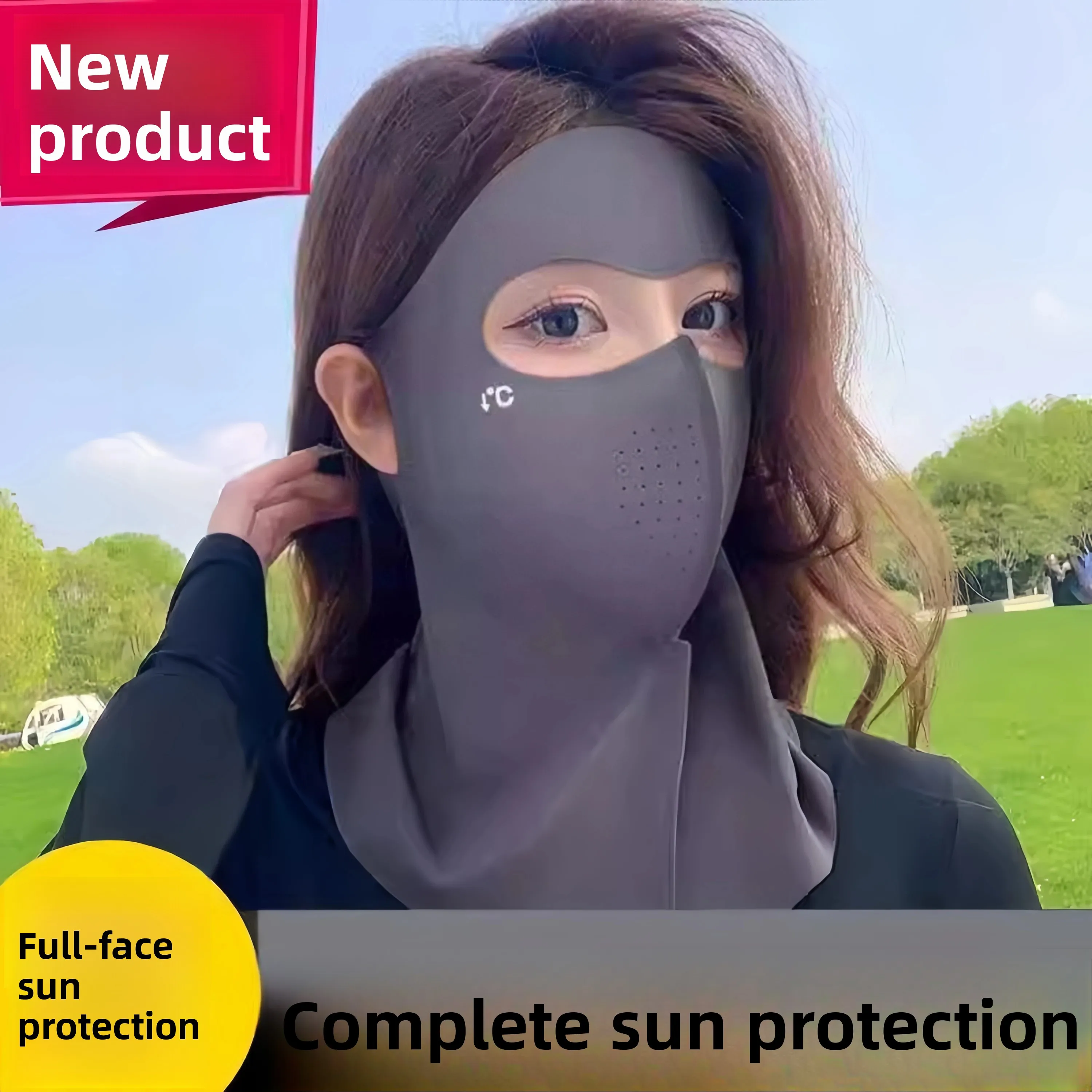 2026-new-ice-silk-full-face-sun-protection-mask-breathable-uv-protection-neck-cover-integrated-sunshade-lightweight-portable
