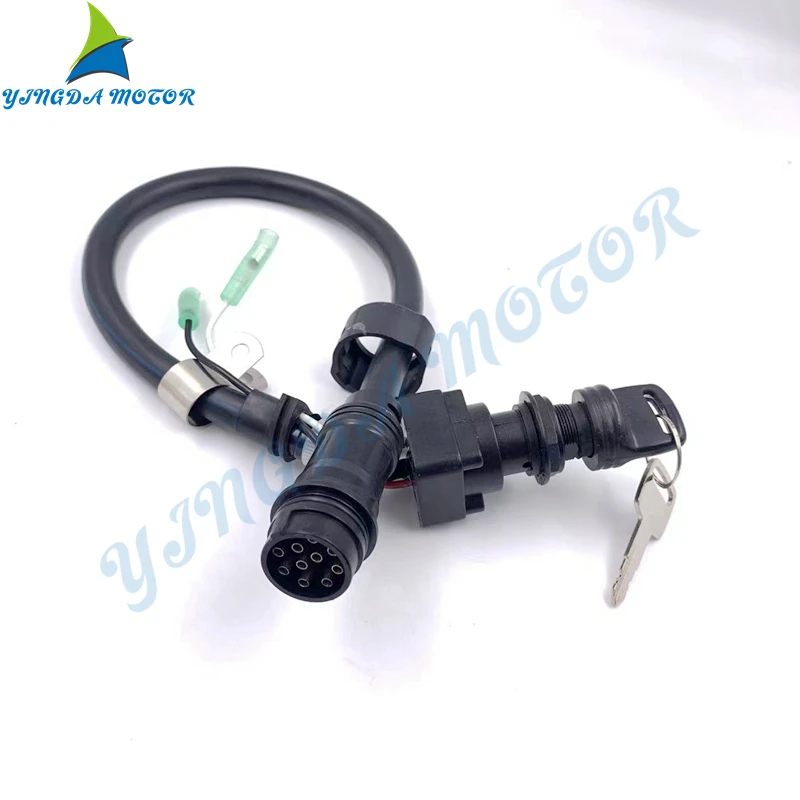 6H3-82510-10-00 Main Switch Assy (10pins) for Yamaha Outboard 2 Stroke 50HP 60HP 70HP 6H3-82510 6H3-82510-10 6H3-82510-21