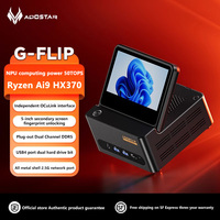 2025 nouvel hôte AOOSTAR G-FLIPMini Ryzen AI9-HX370 nimipc haute performance haute puissance AI 5 pouces affichage hôte portable