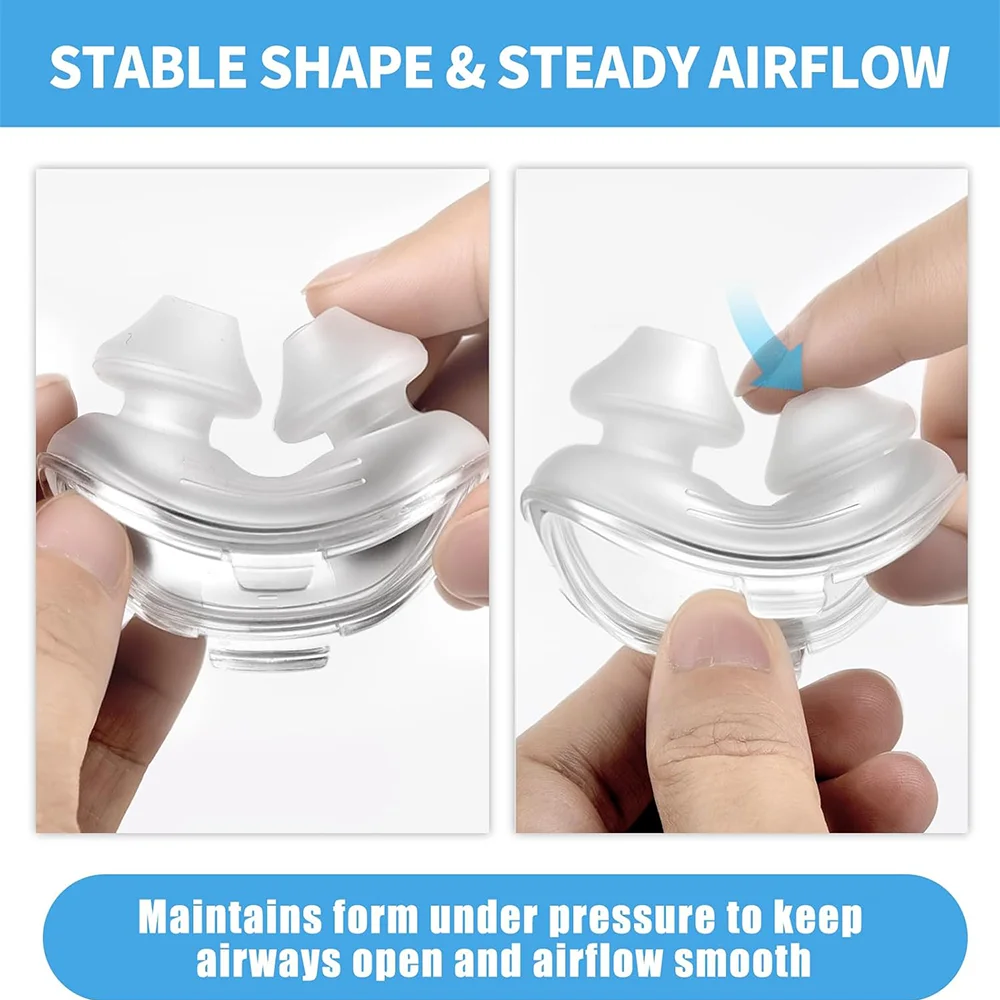 P10 Nasal Pillow Is Suitable for Resmed Airfit P10 Nasal Pillow Replacement Pad Silicone Soft Cushion Cpap Mask - view 3