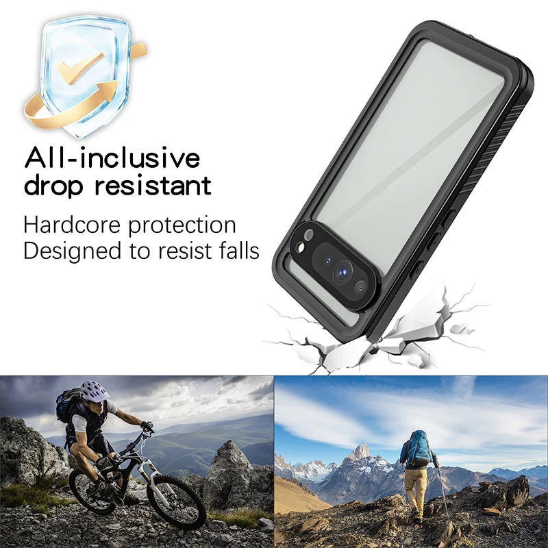 

Lens Protection Full Seal IP68 Waterproof case for GOOGLE PIXEL 6 PRO 6A 7 7 PRO 7A PIXEL 8 PRO 8A PIXEL 9 PRO XL 9A COVER