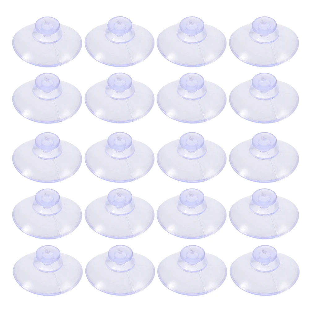 

200pcs Glass Tabletop Suction Hooks Transparent For Smooth Surfaces No Drill Required Reusable Sucker Pads For Windows Mirrors