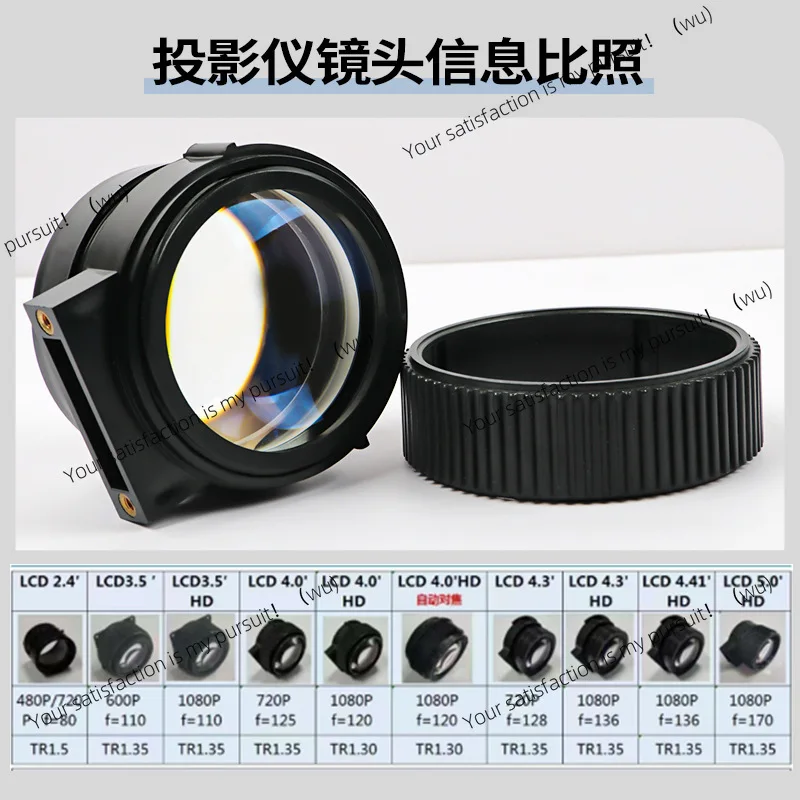 

Projector lens optical lens high definition light transmittance high precision semi-transparent