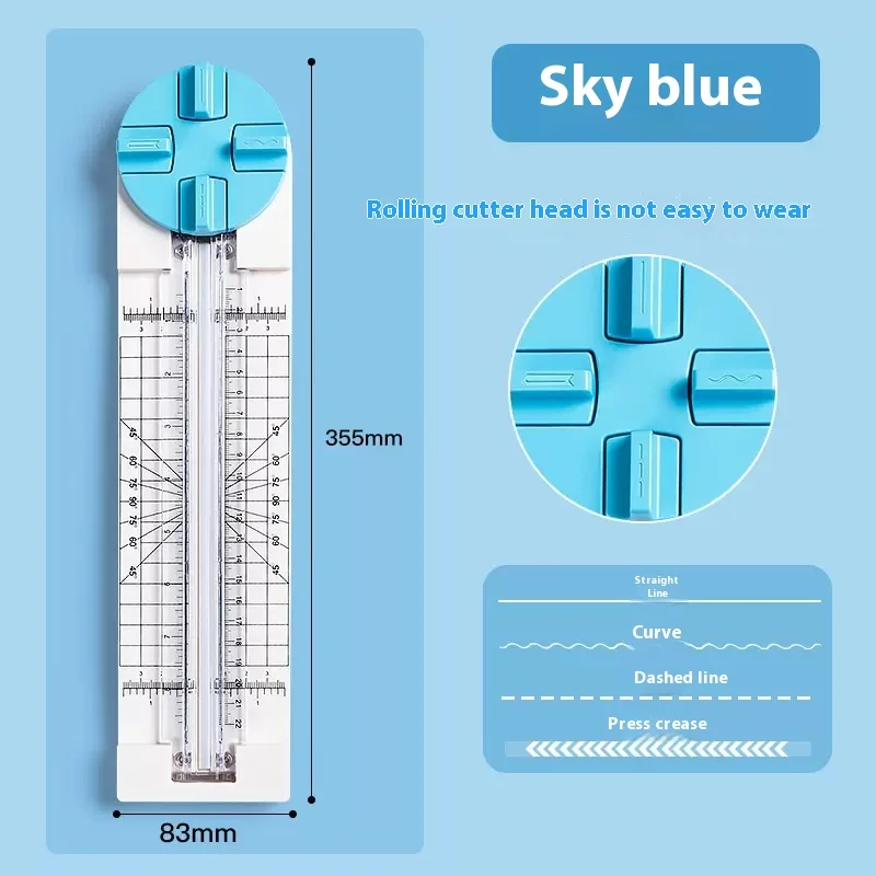 ใหม่ 3 ซม.Precision เครื่องตัดกระดาษ Photo Trimmers เครื่องตัดสมุดภาพ Guillotine DIY Art CRAFT เครื่องเขียนมีดเครื่องตัดกระดาษ