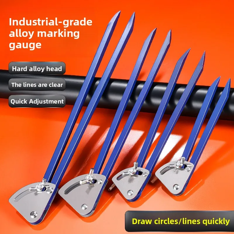 Industrial Alloy Scriber, Universal High‑Precision Multifunctional Thickened High‑Hardness Fitter Marking Gauge