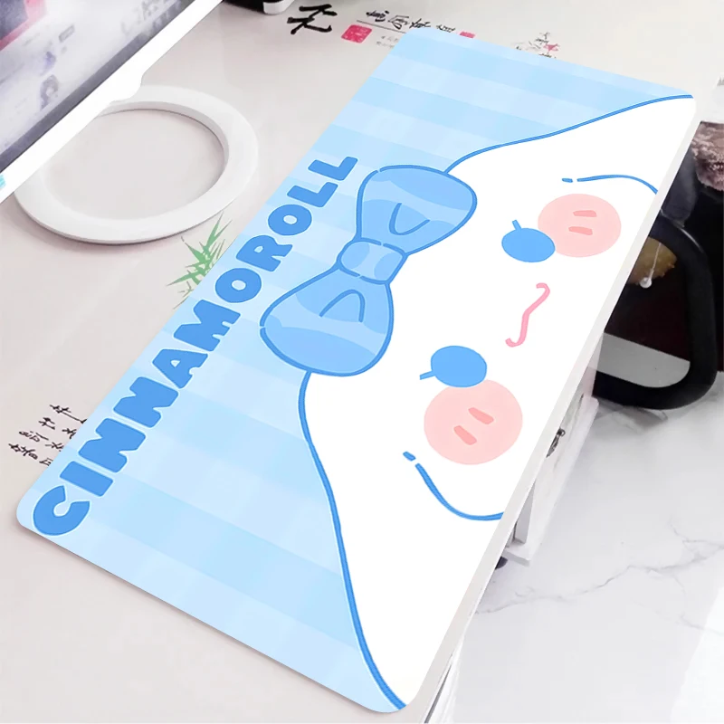 

Коврик для мыши Cinnamoroll, компьютерный ноутбук, аниме, коврик для клавиатуры и мыши, большой коврик для мыши, клавиатуры, геймеров, декоративный настольный коврик