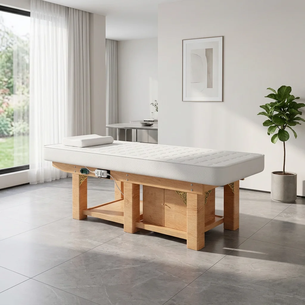 &c Modern Solid Wood Massage Table for Beauty Salon Hotel Living Room Traditional Chinese Medicine Physiotherapy