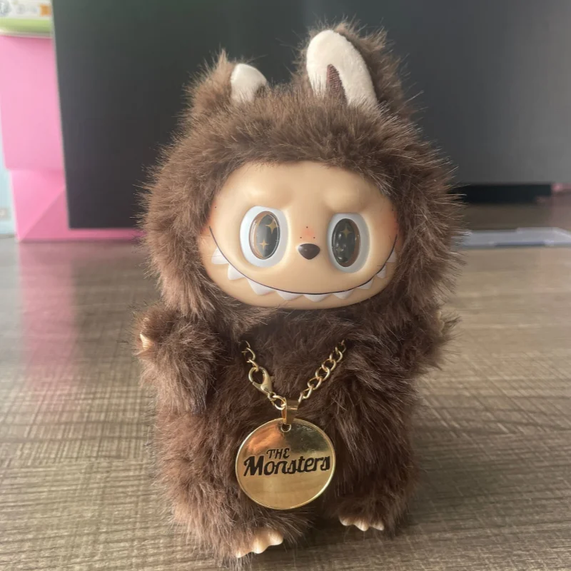 High Quality Replica 1:1 Monster Labubu Series Blind Box Toy Zimomo Big Chief  Handmade Change Baby 17cm Cute Doll Ornament Gift