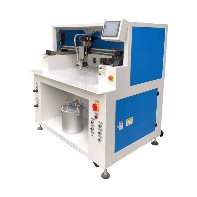 Automatic glue spraying machine, flat hot melt glue coating machine, handbag glue spraying machine