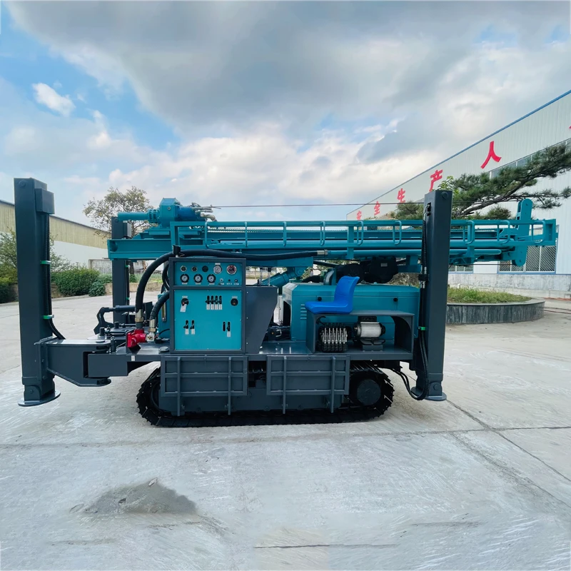 جهاز حفر آبار المياه 400 متر آلة حفر آبار المياه محرك الديزل منصات حفر آبار المياه الصغيرة للبيع