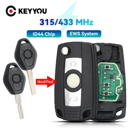 KEYYOU 315/433MHz ID44 Chip Car Remote Key For BMW E38 E39 E46 X3 X5 Z3 Z4 1/3/5/7 Series Keyless Entry Transmitter EWS Sytem