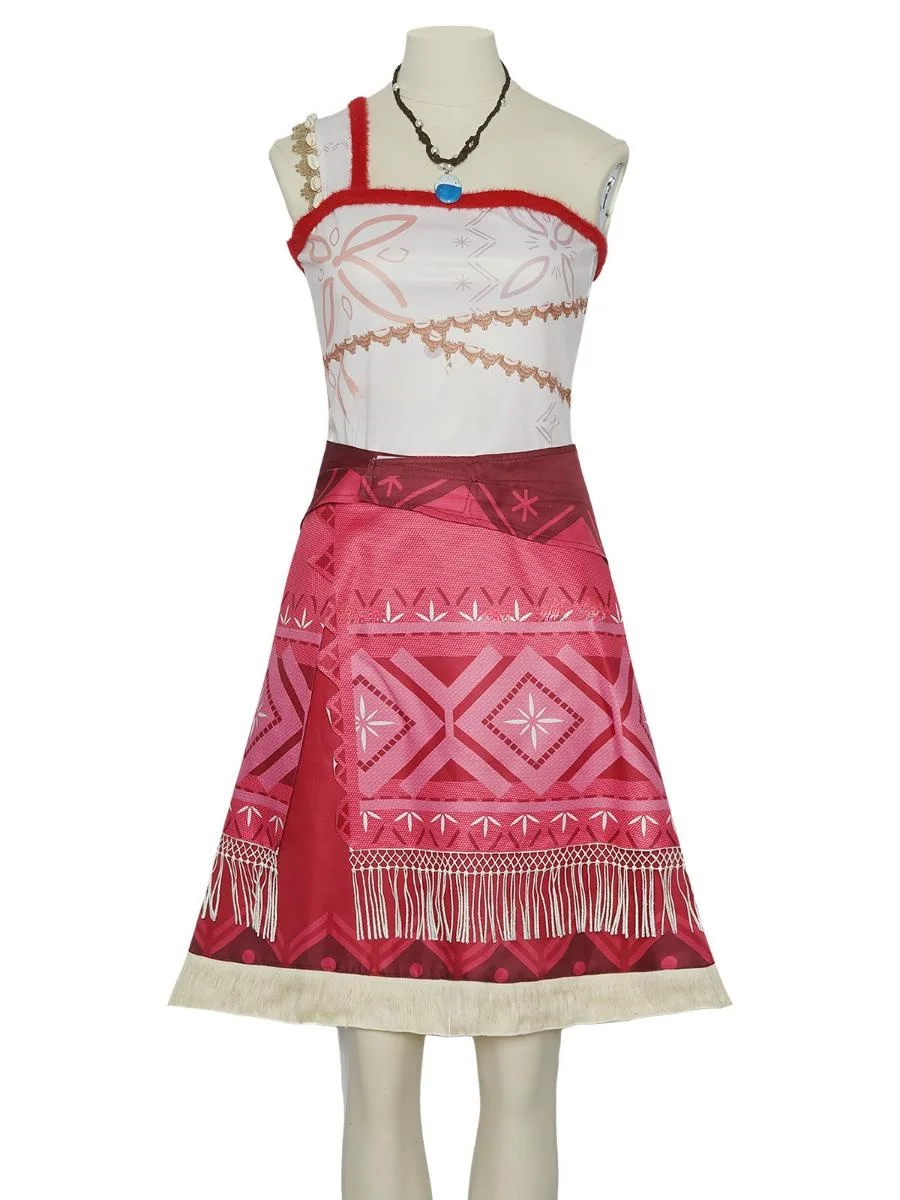 Ocean Mystery 2 Maui Moana loween Costume Stage Suit New Model Adult Children's Cosplay Traditional Chinese Ethnic Women's...