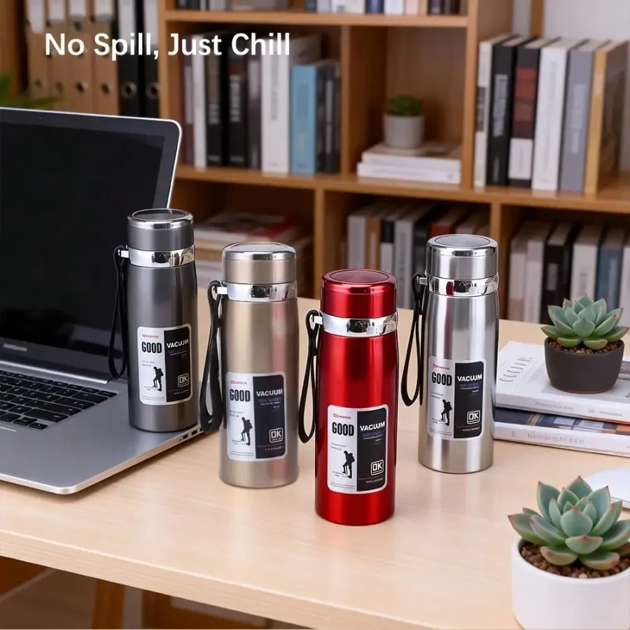 1000ml Outdoor Insulated Travel Mug – All‑Day Hot & Cold