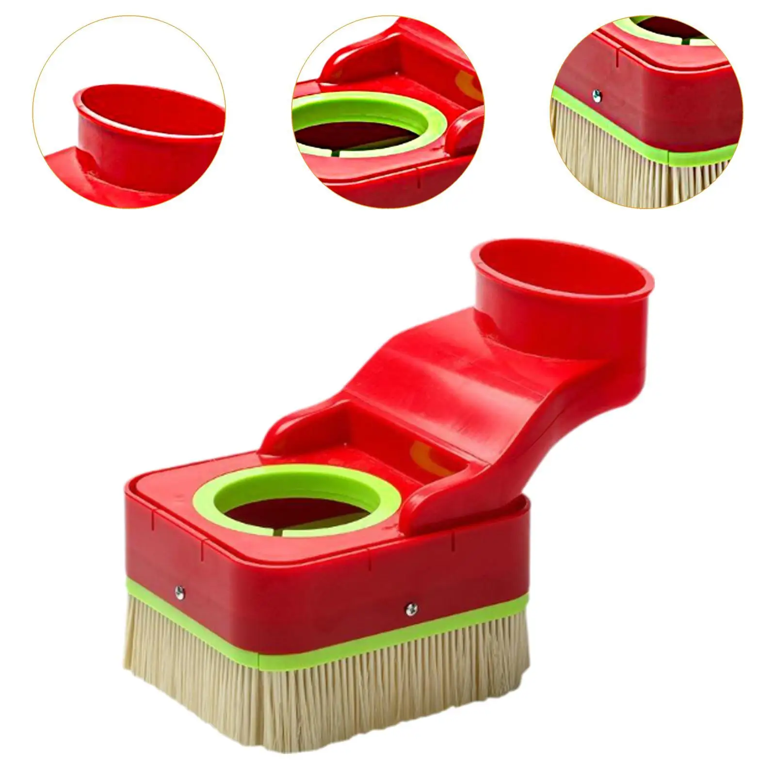 CNC Dust Shoe Cleaner Professional Convenient Red Woodworking Dust Cover