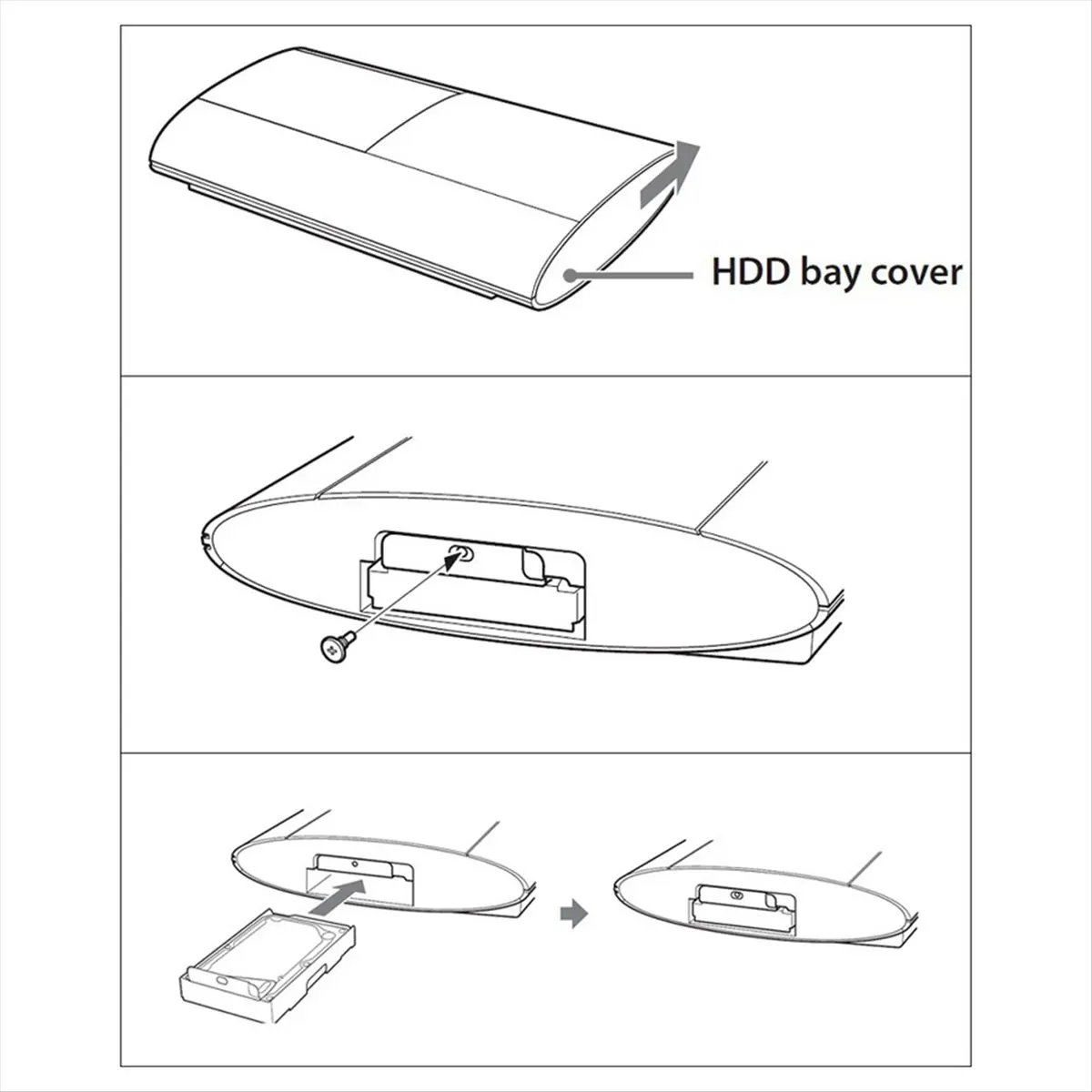 Super Slim Hard Disk Drive Mounting Bracket for Slim HDD 4000 Built in Hard Drive Tray-ABLM
