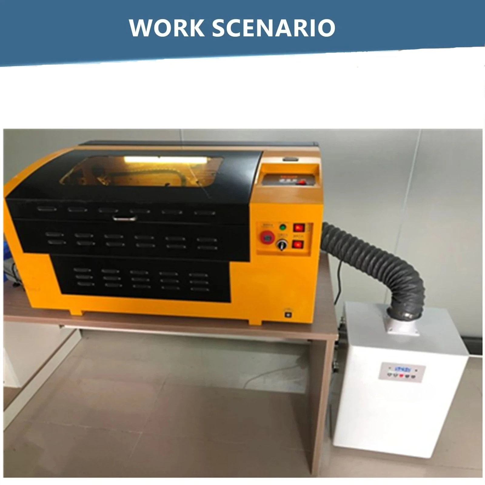 

Portable Mobile Pure Air Filter Smoke Hepa Fume Extractor for Fiber Plasma Cutting Engraving