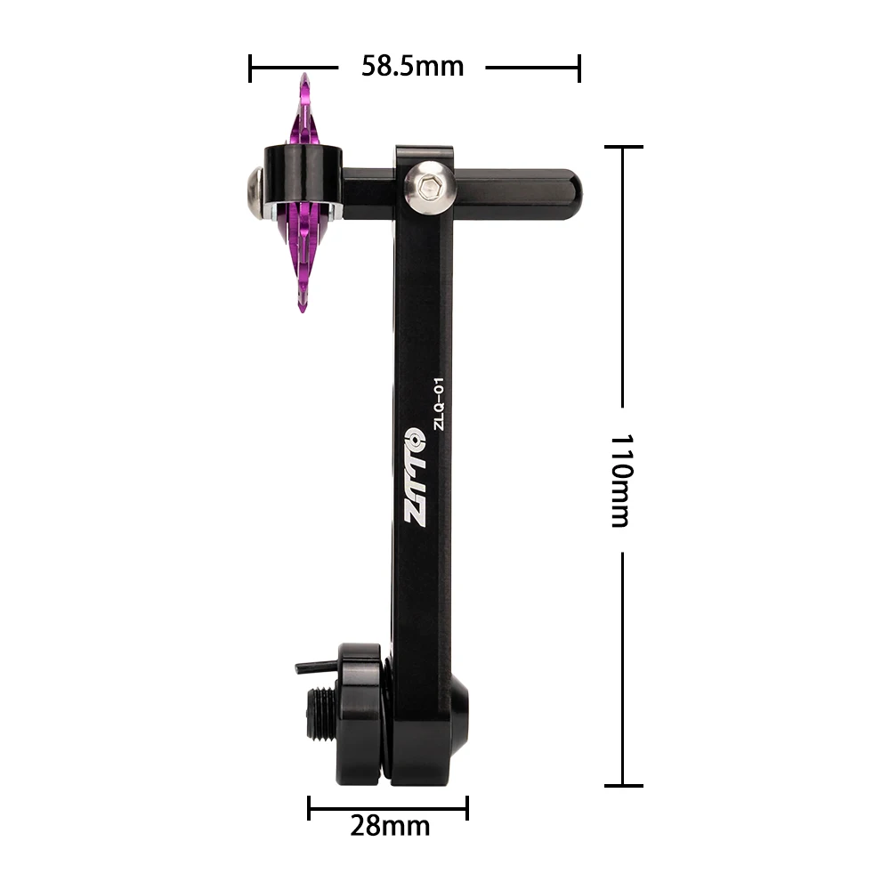 ZTTO MTB Bicycle Single Speed Derailleur Bicycle Chain Tensioner For hanger dropout frame Adjustable Bike Pulley jockey wheel