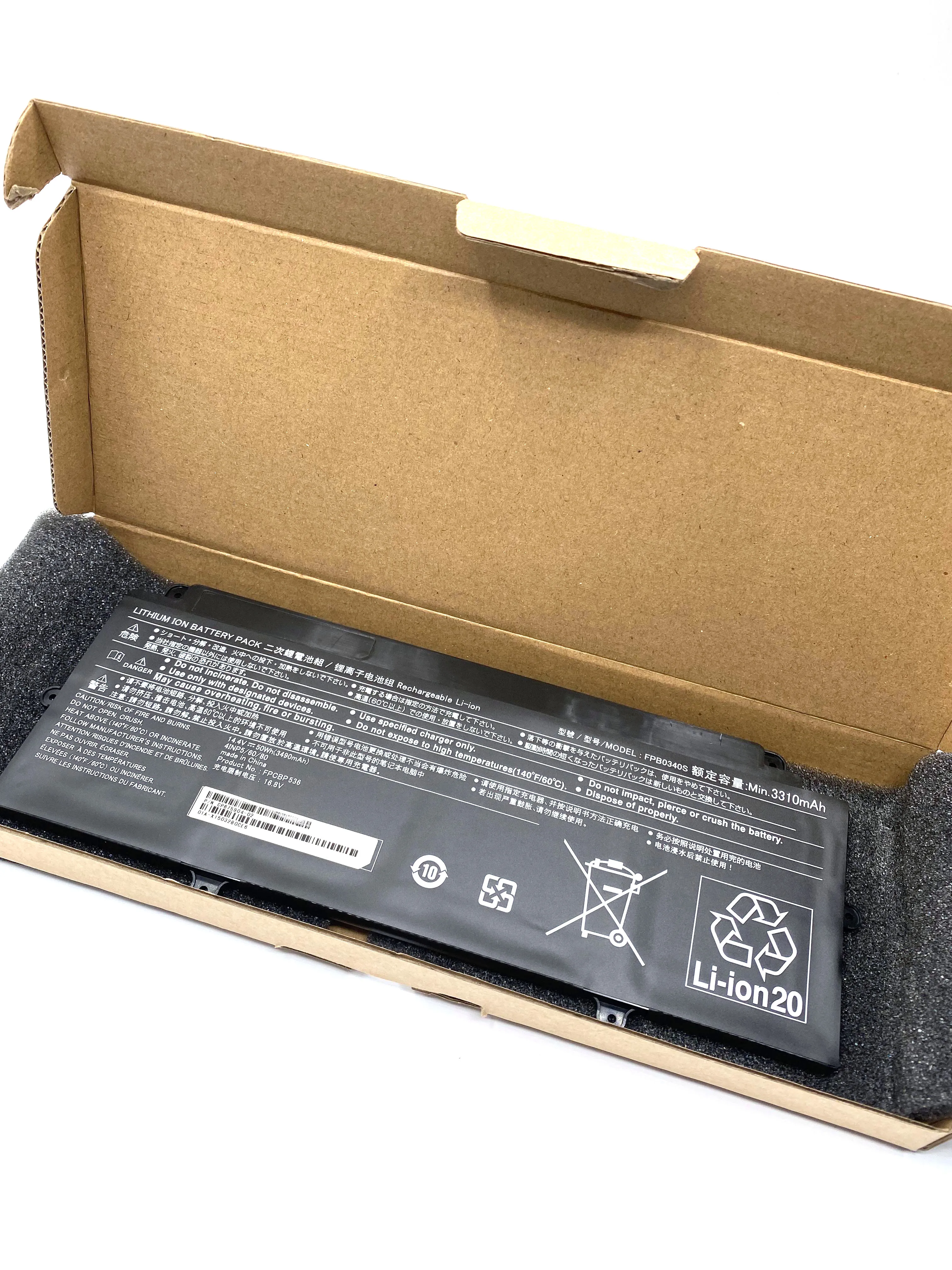

FPB0340S FPB0339S Аккумулятор для ноутбука Fujitsu Lifebook U937 U938 U939 U939X U9310X U9311X FPCBP535 FPCBP536 25 Втч или 50 Втч E548