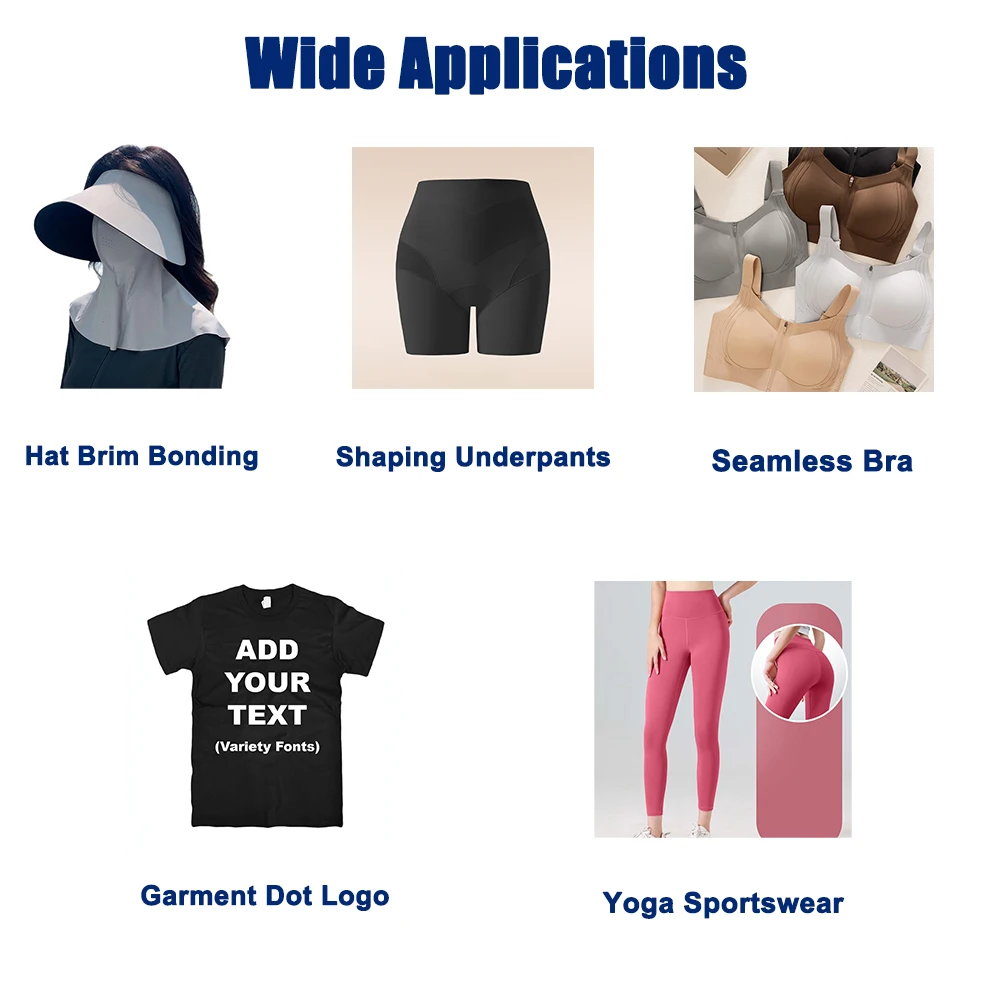 Glove Underwear Seamless Bra High Precision Semi-Automatic Dispenser PUR Hot Melt Glue Spraying Machine for Garment Diamond