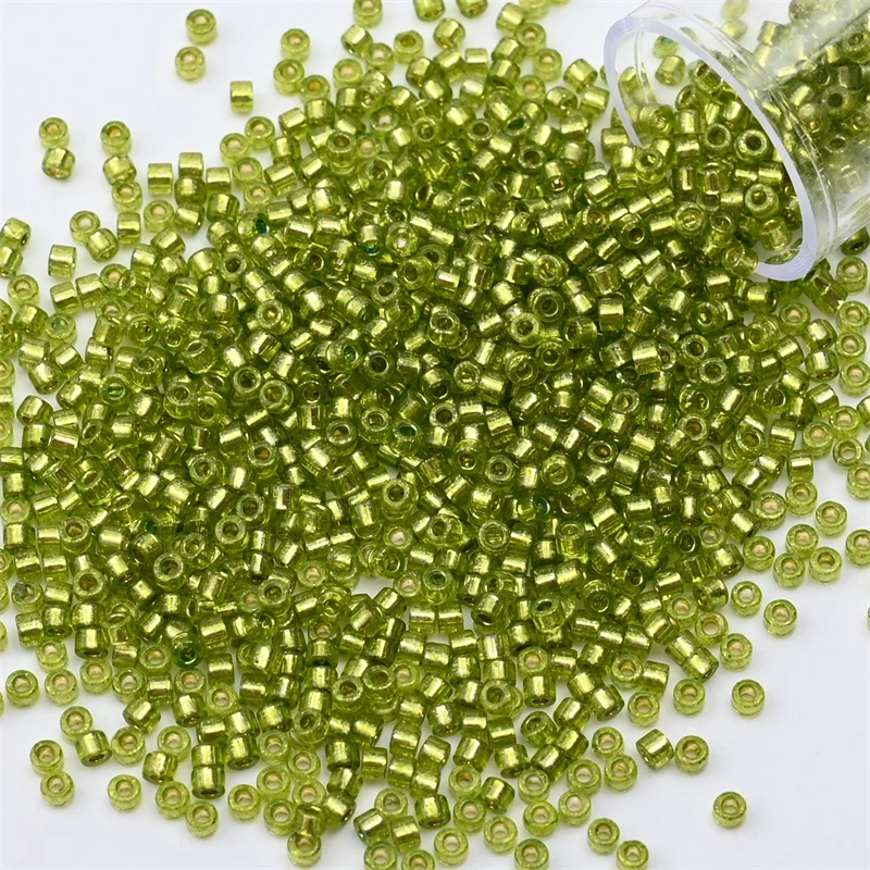 2mm Silver Colour Mini Japanese Glass Beads for DIY Craft