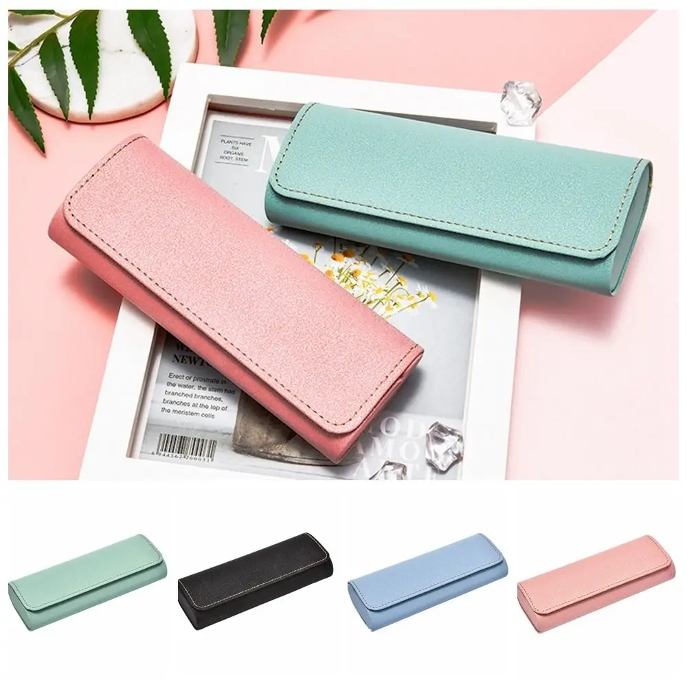 Anti-fall Pressure PU Leather Glasses Box Glasses Cases Reading Glasses Sunglasses Box Eyewear Accessories Glasses Box