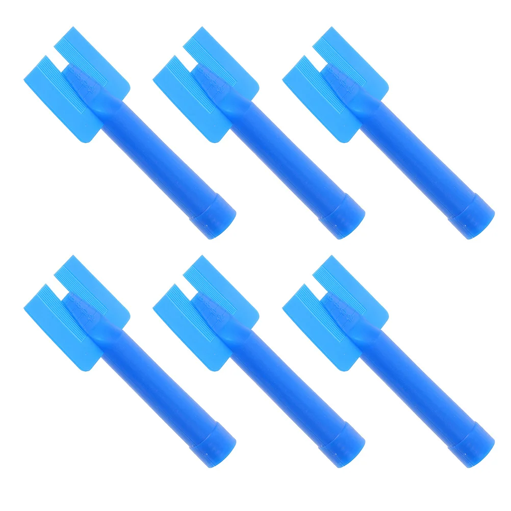 

6pcs Glass Glue Gun Nozzle Plastic Caulk Tip For Auto Repair Sealant Application Universal Reusable Silicone Nozzles