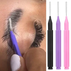 Mini cepillo desechable para cejas, herramienta de levantamiento de cejas, peine de extensión de pestañas, accesorios de maquillaje de belleza, 10 unids/lote por bolsa