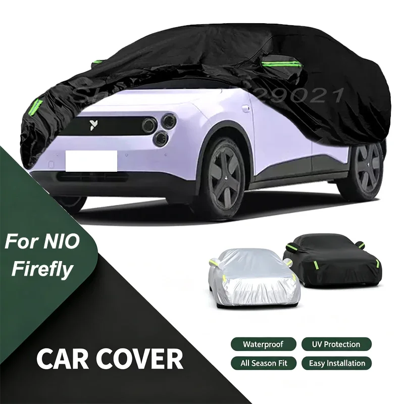 Car Cover For NIO Firefly Waterproof Dustproof Outdoor Protection, UV Snow Sun Resistant Auto Exterior Cover Car Sunshade