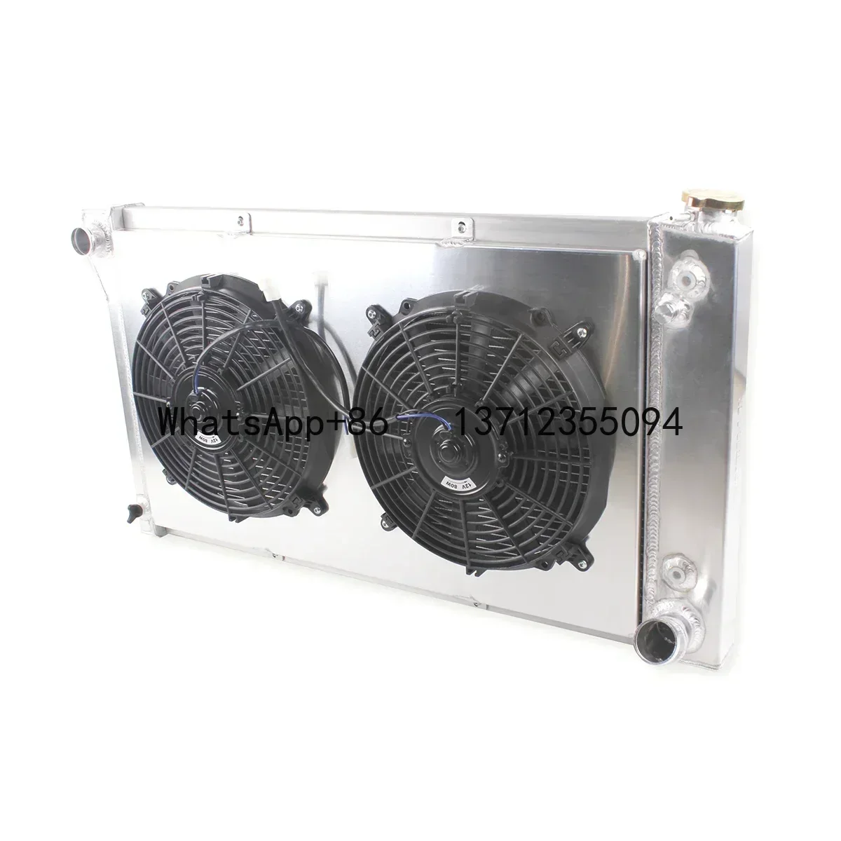 High cooling performance radiator for Chevy GMC C/K Series Pickup Truck 67-72 Shroud +Fan