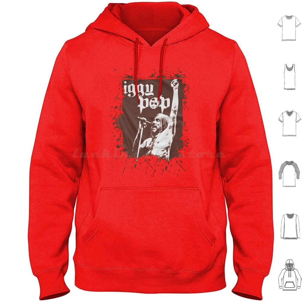 The Show From Iggy Pop Hoodie cotton Long Sleeve Band Indie Iggy Pop The The Stooges Iggy Pop The The Stooges Iggy Pop