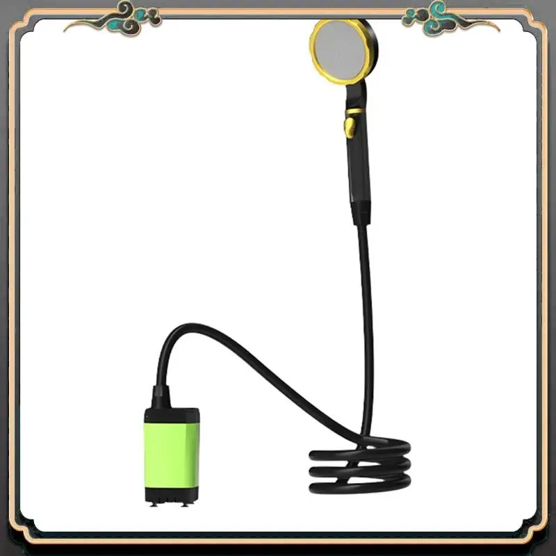 

Premium Outdoor Shower Kit Camping Shower Pump Full Screen Digital Display 7800Mah Upgraded Low Noice Outdoors Shower Kit