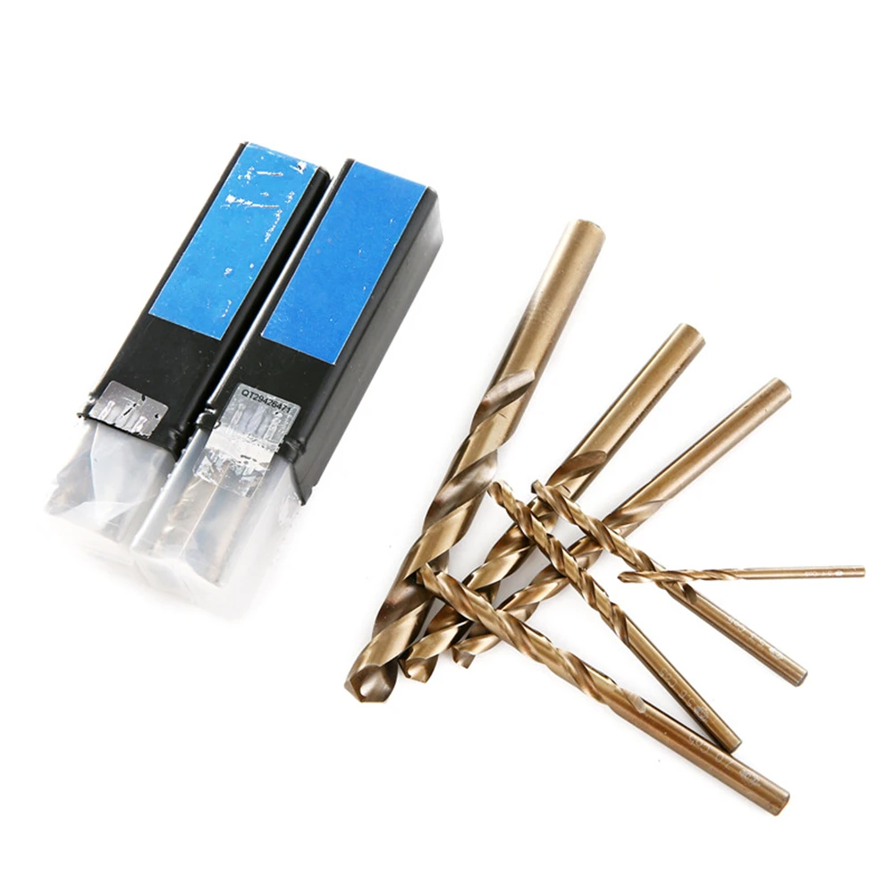 Bộ 5 7.1Mm-13Mm M35 HSS-CO Coban Khoan HSS Mũi Khoan Xoắn Chút Cho Thép Không Gỉ (năm 7/7.5/8/8.5/9/10/10.5/11/11.5/12/12.5/13Mm)