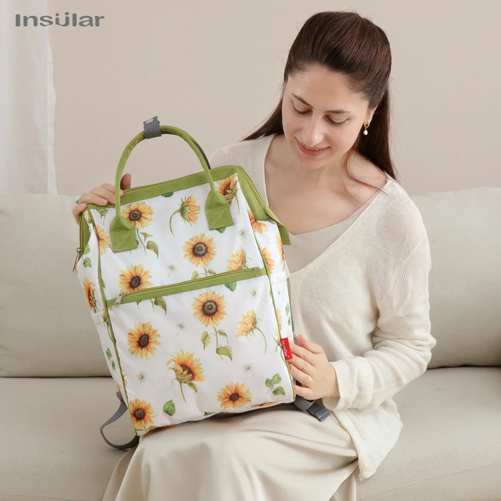 

Baby Diaper Bag Waterproof Backpack Fashion Mummy Maternity Mother Large Capacity Mommy Backpack Nappy Changing Baby Nursing