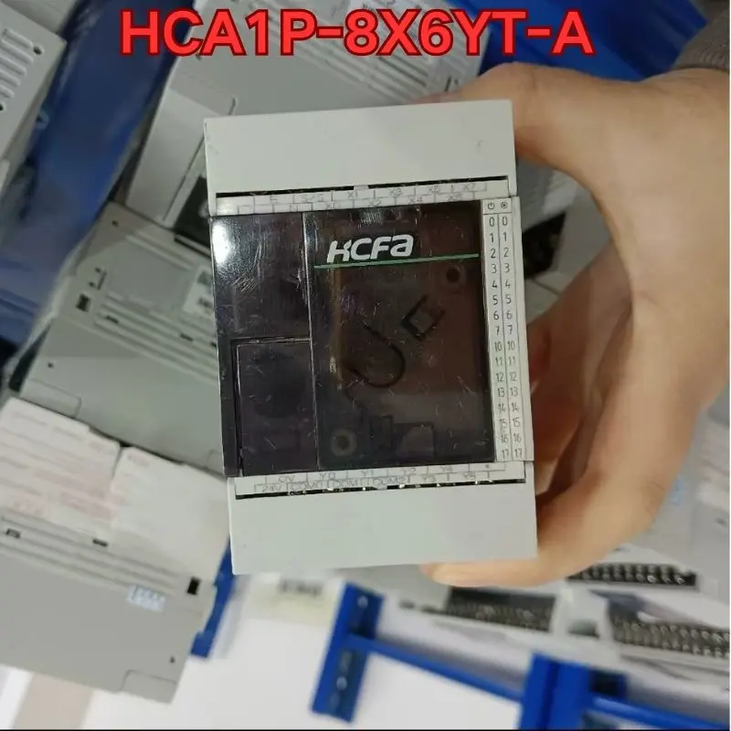 Second-hand HCA1P-8X6YT-A PLC controller function test is normal