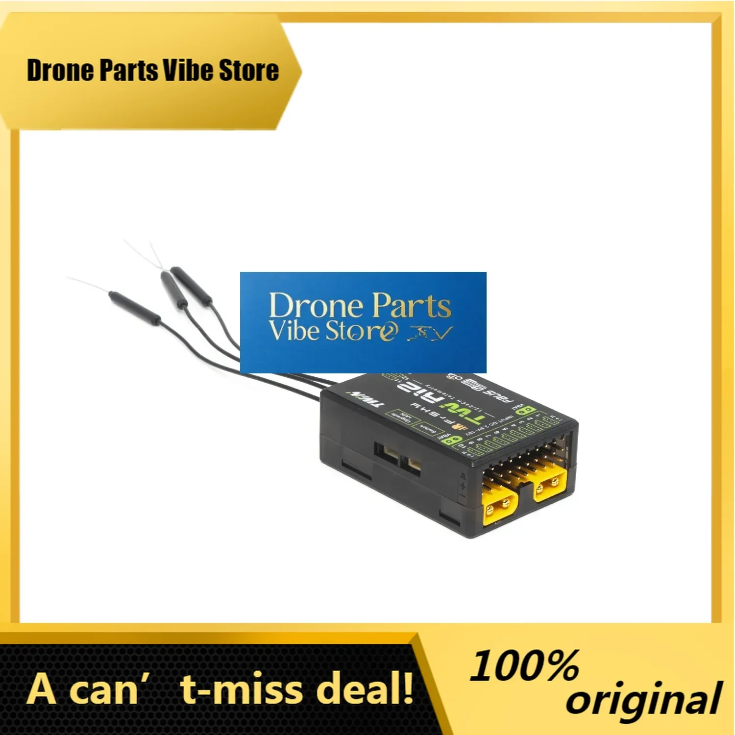 

DronePFrsky TWIN Receiver TW R12 Dual 2.4G Frequency Bands OTA Suitable For Remote-controlled Turbojet Fixed-wing Aircraft
