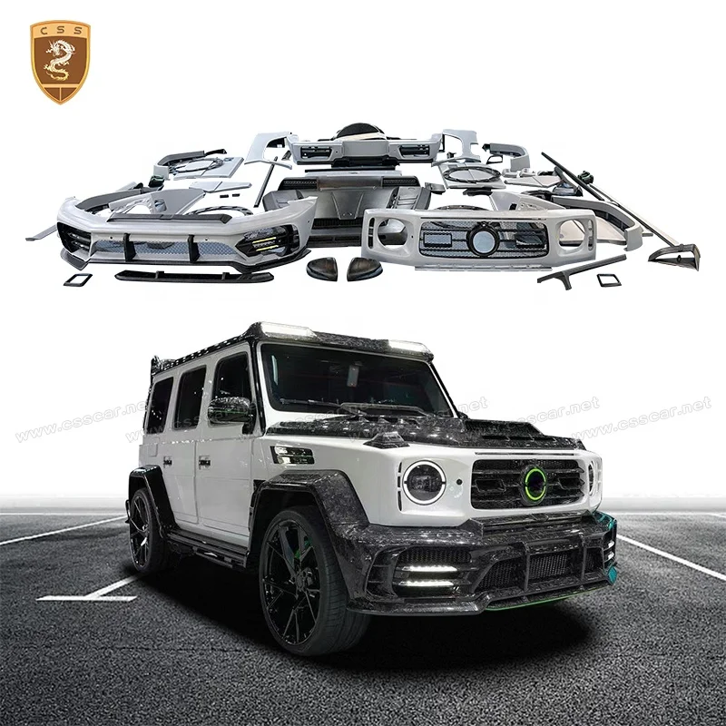 FACELIFT Refit MSY Body Kit For Mercedes-Benz G-Class AMG G63 W463A W464 Front Rear Bumpers Engine Wheel Arches Wide Bodykit