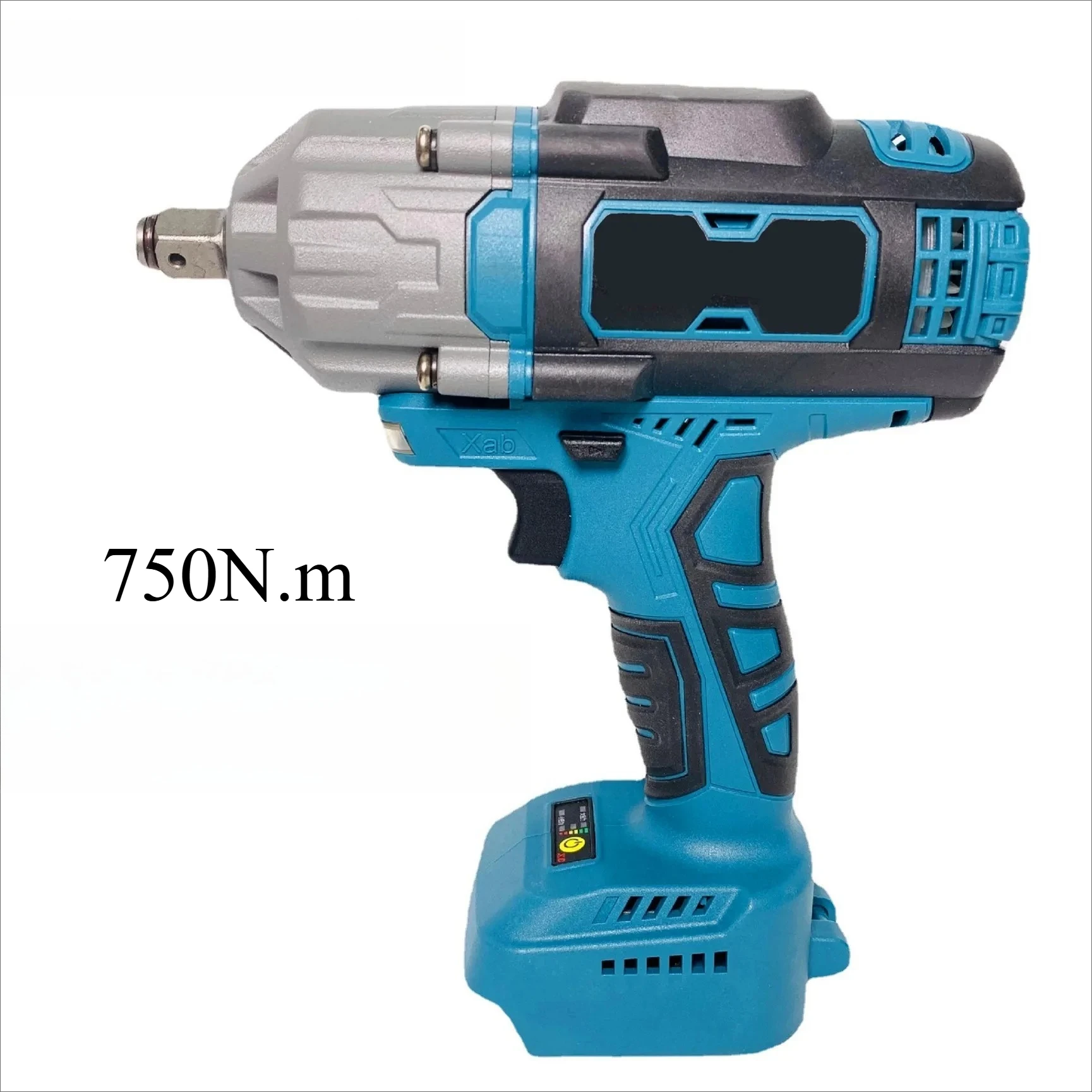 

750N.M Torque Brushless Electric Impact Wrench 1/2" Cordless Driver Wheel Repair Power Tools For Makita 18V-21V Battery