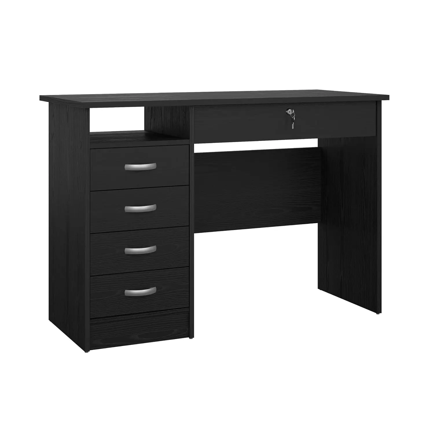 5 Drawer Computer Desk With Storage For Home Office 47