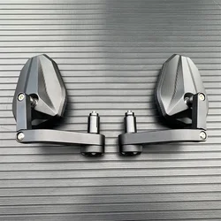 Motorcycle CNC Rear View Side Mirrors Handle Bar End Mirror Fit For Ducati Monster 695 696 796 797 821 1100 1200 1200S 1200R S2R